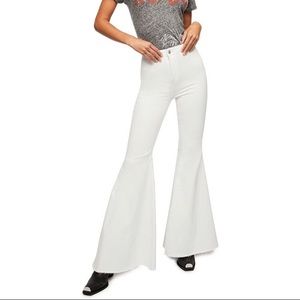 Free People Just Float On Flare Wide Leg Jeans